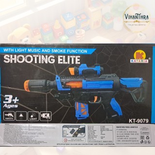 Kataria Shooting Elite Blaster Toy Gun for Kids with Light, Music, Smoke & Vibrate Function - KT-9079