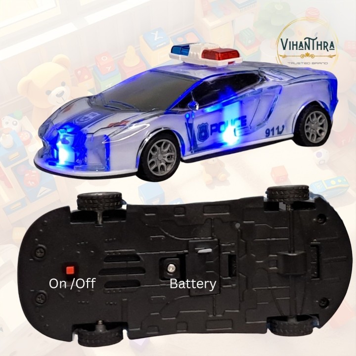 Hero Squad Trio – Fire Truck, Police Car & Police Bike