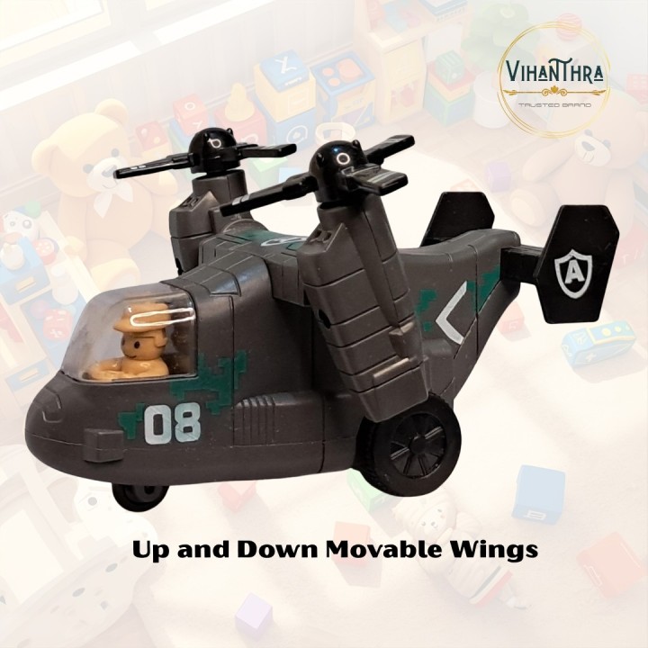Ultimate Military Vehicle Toy Combo Pack – Tank, Fighter Jet & Helicopter | Action Toy Set for Kids Ages 3+